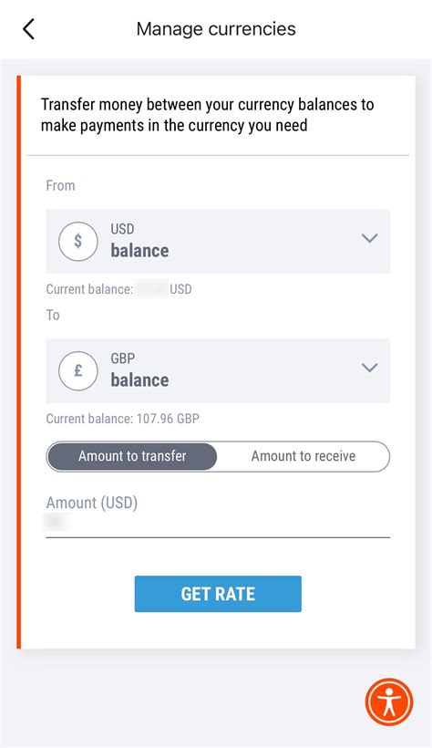 payoneer current exchange rate
